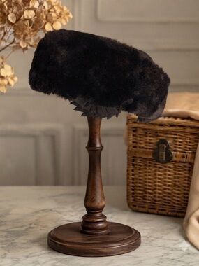 Vintage Parkhurst Black Pillbox Hat